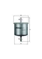 Knecht Kraftstofffilter KL 61 Leitungsfilter FüR Ford Orion Mondeo Mazda Scorpio