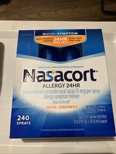 Nasacort Allergy 24hr Nasal Spray 240 Sprays. Expiration: 12/2025