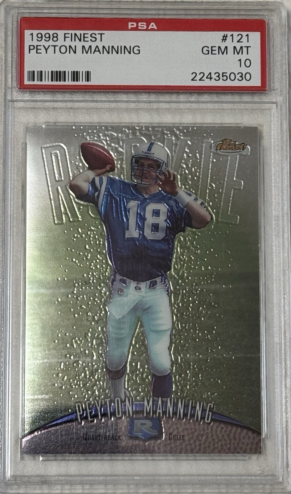 Peyton Manning Finest #121 Base