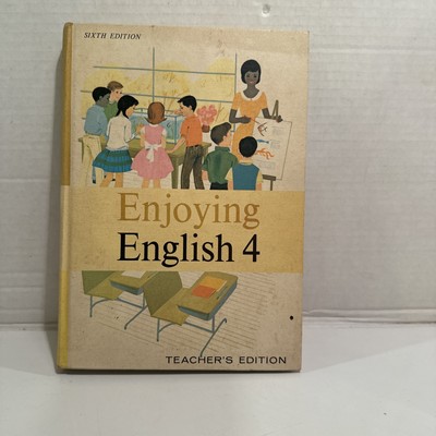 1966 ENJOYING ENGLISH 4 Teachers Edition Vintage