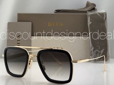 DITA Flight 006 Sunglasses Matte Black Gold Gray Gradient 52mm 7806-B-BLK-GLD