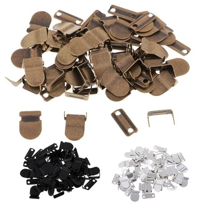 5 Set Haken und Ösen Hosenhaken Verschluss 10mm ohne Nähen zum Nieten - Bild 1 von 3