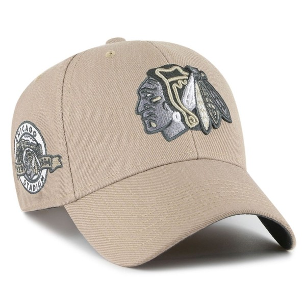 47 Brand Curved Snapback Cap Nhl Vintage Chicago Blackhawks-image