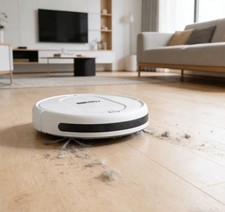 3-in-1 Robot Vacuum & Mop Cleaner, 4000Pa Suction, Long Battery, Pet Hair