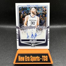 2024-25 Panini Donruss Optic Jay Huff Auto Signature Series Memphis Grizzlies