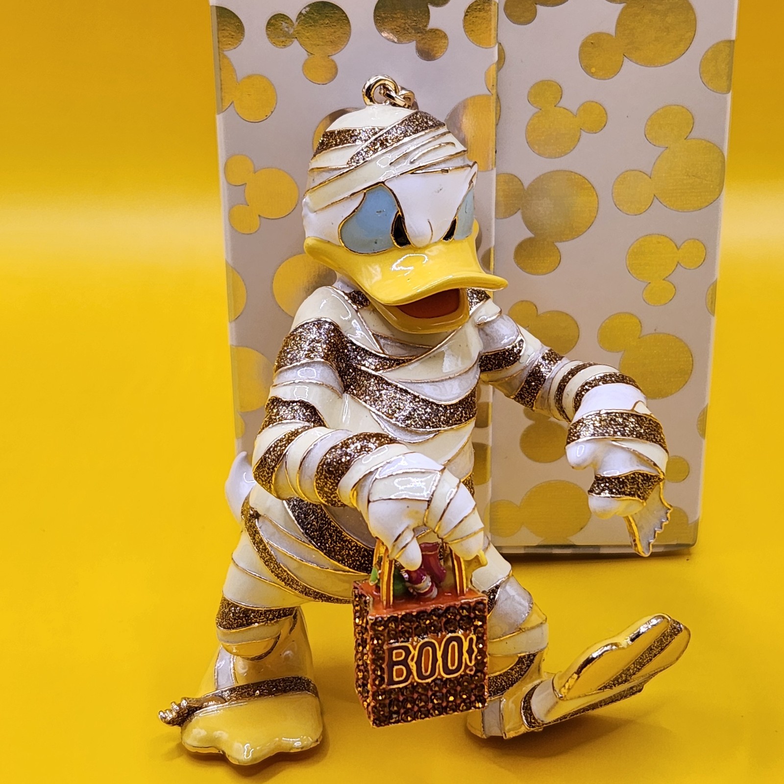 Baublebar Disney Halloween Mummy Donald Duck Bag Charm New 2024