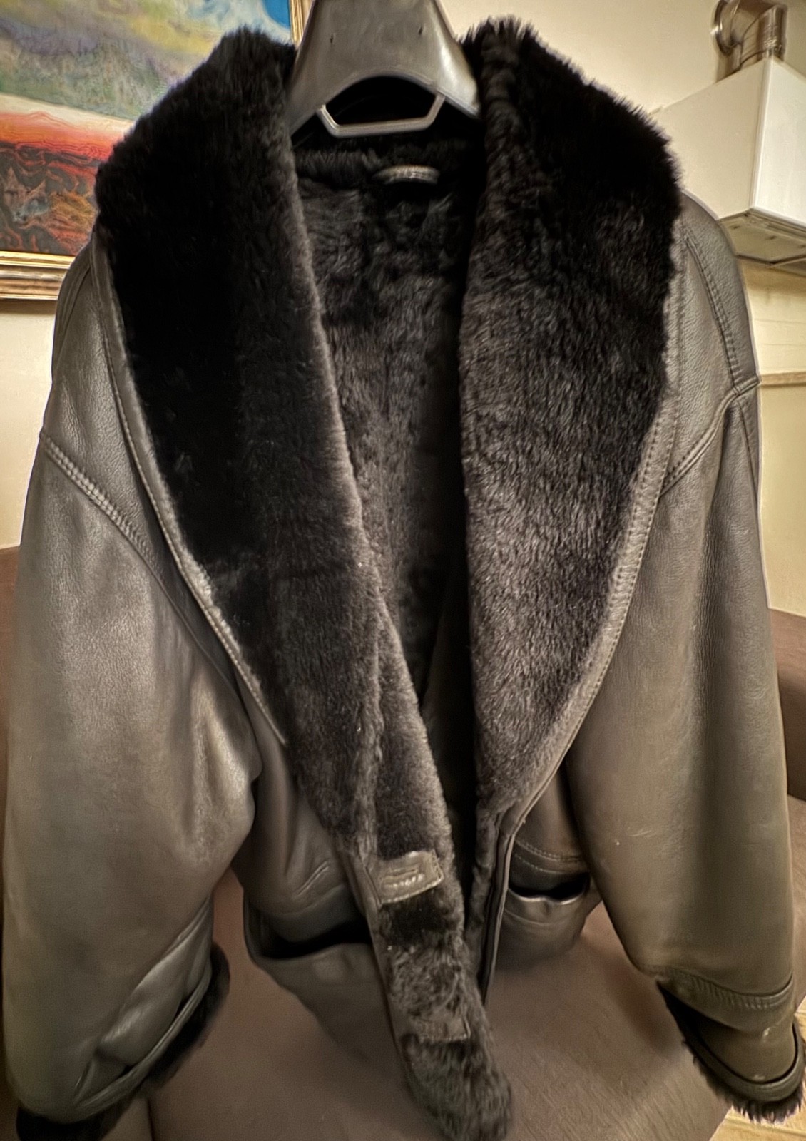 Montone Sherling Vintage Uomo
