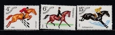SOVIET UNION Equestrian Events MNH set