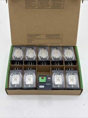 10x SCHNEIDER RUMC21F7 HARMONY 062661 UNIVERSAL RELAY 2CO 10A