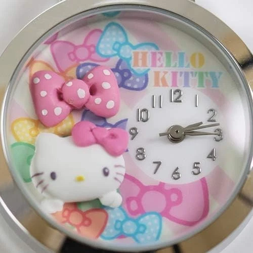 Сделано в Японии Hello Kitty деко часы лента MJSR-F03 Sunflame. Белый - Изображение 3 из 4