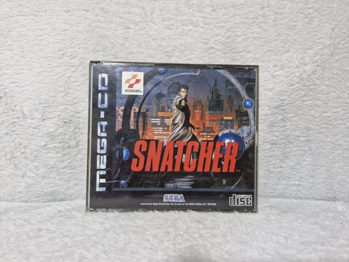 Snatcher Sega Mega CD Game Retro Gaming Mega Drive CD Boxed No Manual