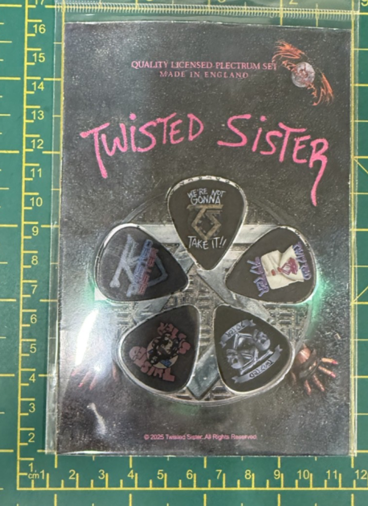 Twisted Sister Come Out And Play Plectrum Pack Officially Licensed