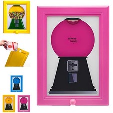 Handy Candy Dispenser Picture Frame,Gumball Machine in Frame for Candy