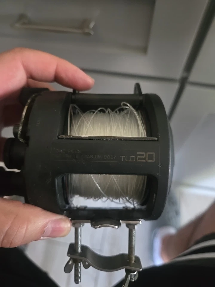 CARRETE DE PESCA CONVENCIONAL SHIMANO TRITON TLD20 PALANCA ARRASTRE JAPÓN Foto 4 de 4