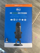 Logitech Blue Yeti USB Microphone- Blackout Edition
