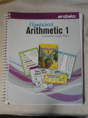 ABEKA HOMESCHOOL ARITHMETIC 1 CURRICULUM LESSON PLANS