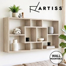 Artiss Floating Wall Shelves Bookshelf Display DIY Mount Storage Rack Wood