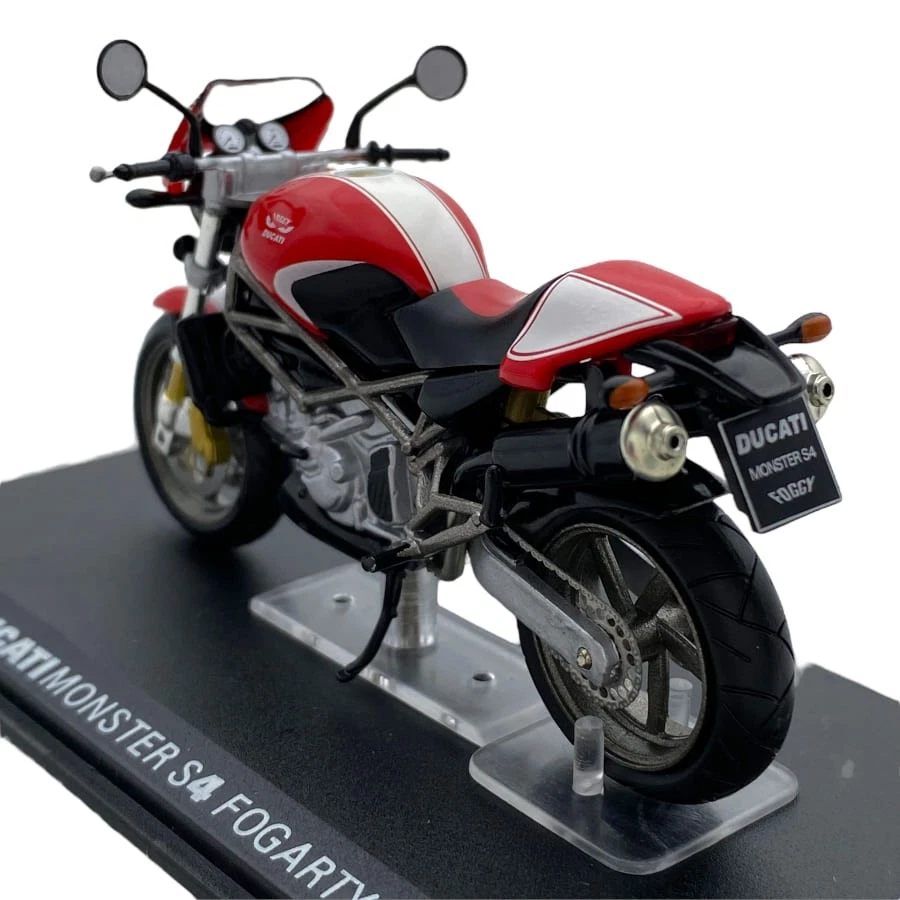 Modellino Moto Atlas Edicola 1/24 Ducati Monster S4 Fogarty 2002 - Immagine 2 di 4