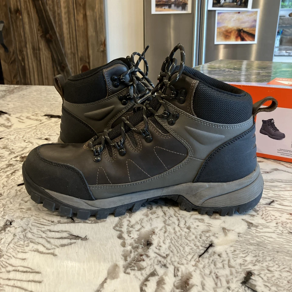 Ozark Trail Men's Hikers Brown Leather Waterproof Boots MEADOWS 2.0 Size 11. - Image 4 of 4