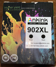 NEW SEALED Ankink 902XL black Ink Cartridges 2-Pack