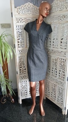 Damen Kleid von MEXX in schwarz/weiß meliert und der Gr.36 aus Baumwolle