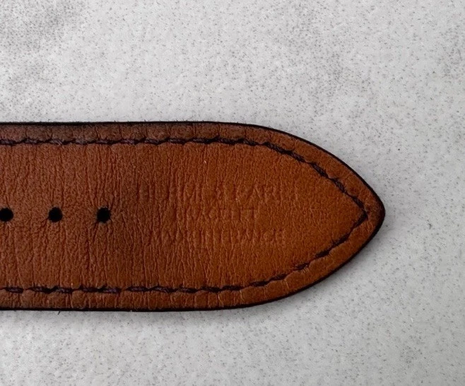 Auténtica correa para reloj Apple Hermes Single Tour/azul marino 42 mm 44 mm 45 mm 49 mm OEM Foto 4 de 4