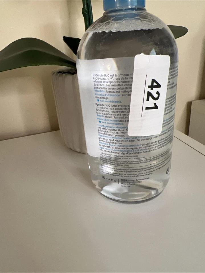 Desmaquillante Agua Micelar Hidratante Bioderma Hydrabio H2O 500 ml/16,7 oz. Foto 2 de 4