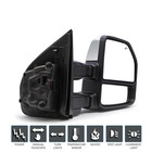 Tow Mirror Fits 2017-2019 Ford F250-F450 Power Heat Signal Passenger Side Chrome