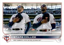 Stars Collide Buxton Correa topps 2022 baseball cards