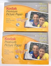  2 Kodak Ultra Premium Photo Paper 4 x 6 Inches High Gloss 125 Sheets