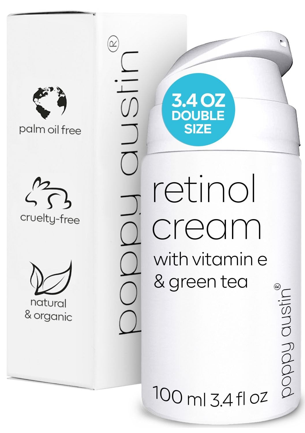 Retinol Night Cream for Face 3.4OZ High-Strength Anti-Aging Moisturizer Cruelty-Free-image