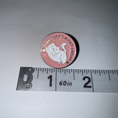 Every day s A Caturday Cat Or Kitten Pin Brooch