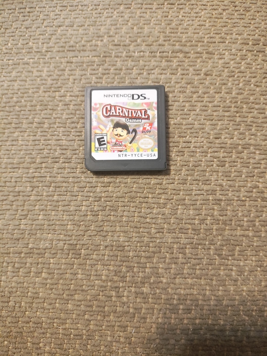 Nintendo DS Carnival Games Cartridge Only Tested Working