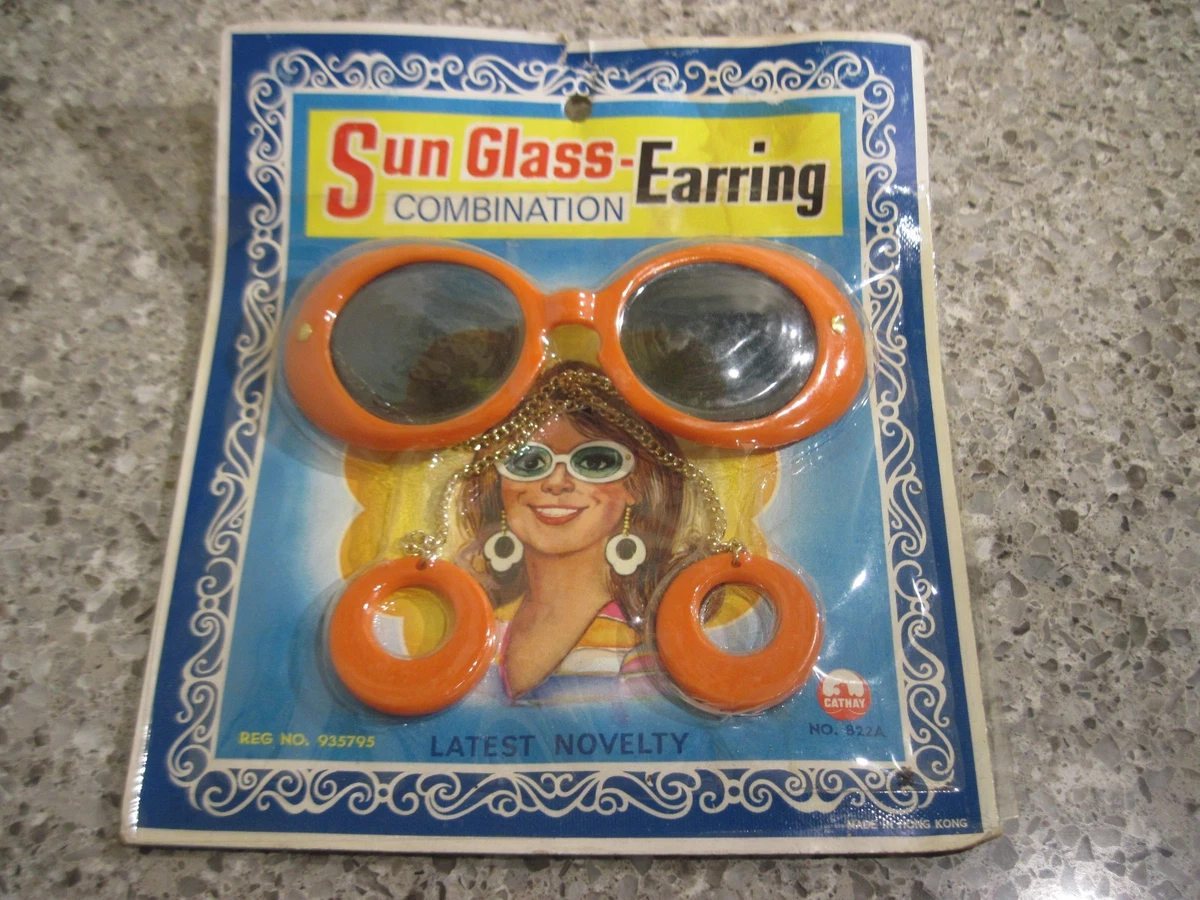 Harve Benard Vintage Orange Oversized Sunglasses 1980’s Oversize Exaggerated Vintage Retro Style SUNGLASSES Large  main image 2