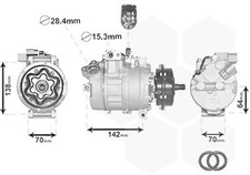 VAN WEZEL Kompressor Klima Klimaanlage Klimakompressor *** IR PLUS *** 5800K087
