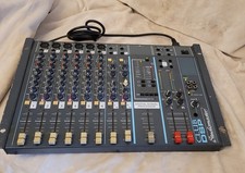 Studiomaster club DSP mixer, 6 mono, 2 stereo, swept mid EQ, 2 aux, FX, 7U rack