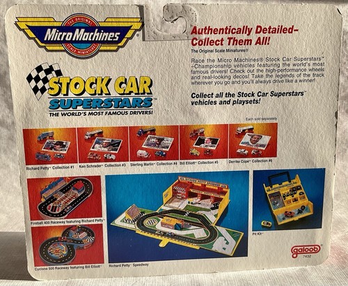 Micro Machines 7432 Stock Car Superstars Richard Petty Race Team Sigillato MOC - Foto 8 di 8