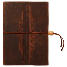 AMARCORD Emma Embossed Leather Journal