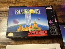 Paladin's Quest (SNES, 1993) Box Game Manual Tested