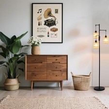 Stehlampe Stehleuchte Standleuchte Leselampe E26/E26Dimmbar 3 Lichter Wohnzimmer