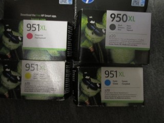 Lot HP 950XL/951XL Ink Cartridges Multipack bk/m/c/y All Colors