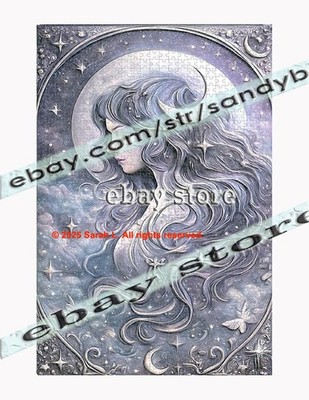 1000 piece jigsaw puzzle Moon spirit cosmic serenity cosmic dream