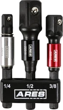 22011-3-Piece 3-Inch Impact Grade Socket Adapter Set with Color Sleeve - Turns P