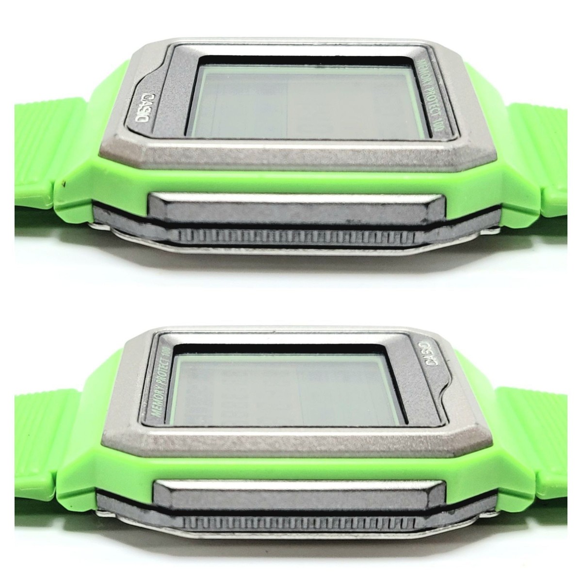 CASIO Data Bank VDB-101JIM Green Watch New Battery Tested Working 