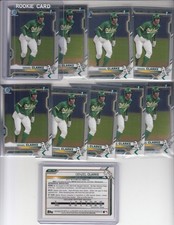 2021 BOWMAN CHROME DRAFT DENZEL CLARKE (10) 1st ROOKIE/PROSPECT CARD LOT OAKLAND