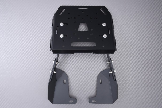 Support top case en acier noir pour moto Honda Grom MSX 125 de 2016 à 2020