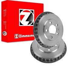 2X ZIMMERMANN 203mm BREMSTROMMELN HINTEN PASSEND FÜR SEAT IBIZA VW POLO