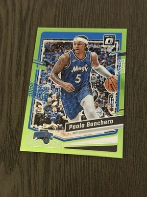 2023-24 Panini Donruss Optic Lime Green Prizm /149 #54 PAOLO BANCHERO - 149/149
