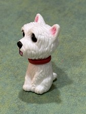 Barbie Pet Dog White Puppy Mattel     