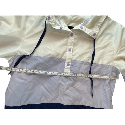 Columbia Damen Windbreaker S Mehrfarbig Hoodie Halbknopf Langarm Jacke - Bild 4 von 7